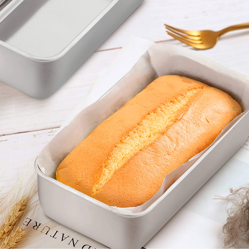 TeamFar Loaf Pans for Baking Bread, 9 Ã— 5 Inch Stainless Steel Loaf Bread Pans Tins for Homemade Brownies, Healthy & Sturdy, Oven & Dishwasher Safe - Set of 2 - Image 3